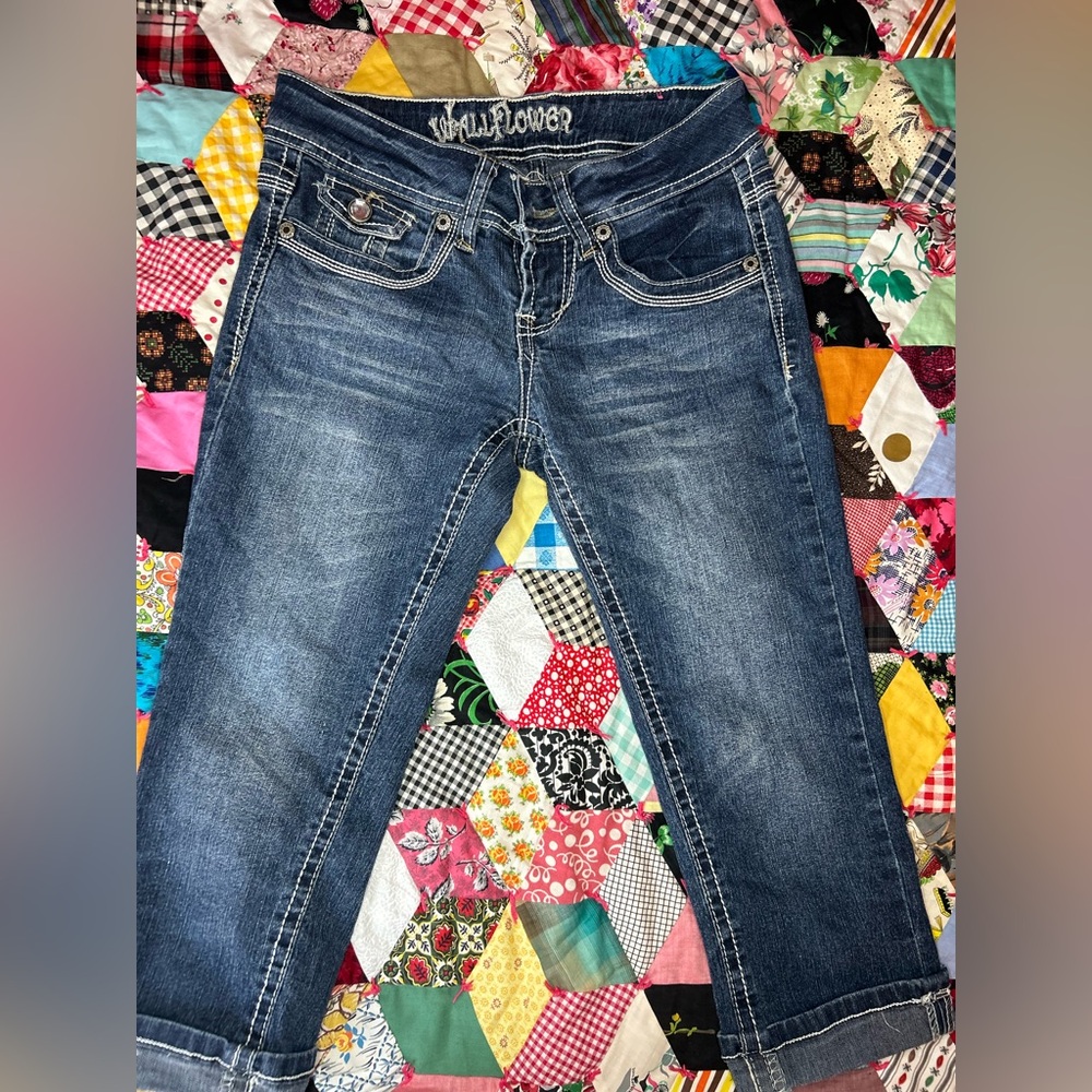 Wallflower Y2K cropped jeans
